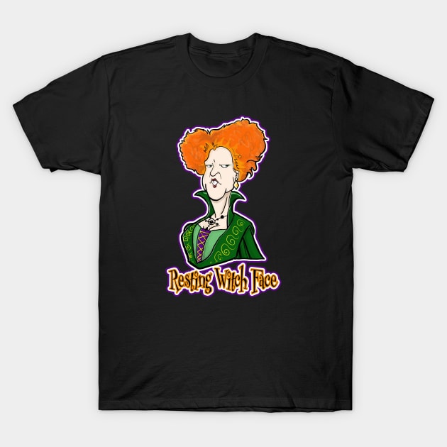 Resting Witch face T-Shirt by BottleRocket